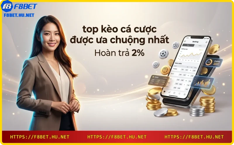Chính sách hoàn trả 2% hấp dẫn tại F8bet