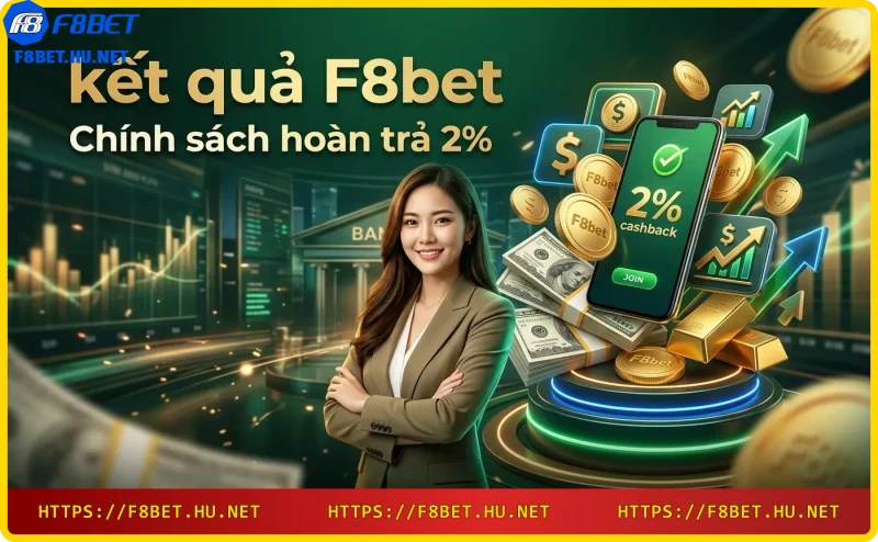 Chính sách hoàn trả 2% tại F8bet giúp người chơi giảm rủi ro