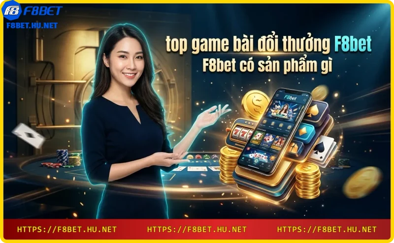 Danh mục game bài online tại F8bet: Poker, Baccarat, Tiến lên