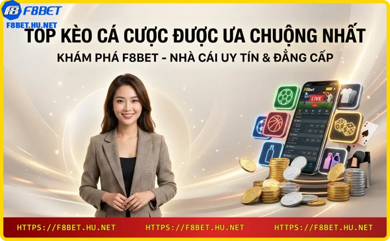 Giao diện cá cược bóng đá tại F8bet với tỷ lệ kèo hấp dẫn