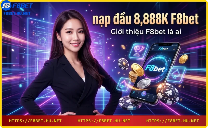 Giao diện nhà cái F8bet trên laptop với các sản phẩm cá cược