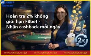 Giới thiệu F8bet nhà cái uy tín với chương trình hoàn trả 2% không giới hạn