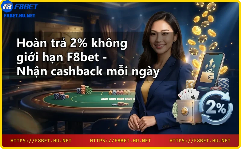 Giới thiệu F8bet nhà cái uy tín với chương trình hoàn trả 2% không giới hạn