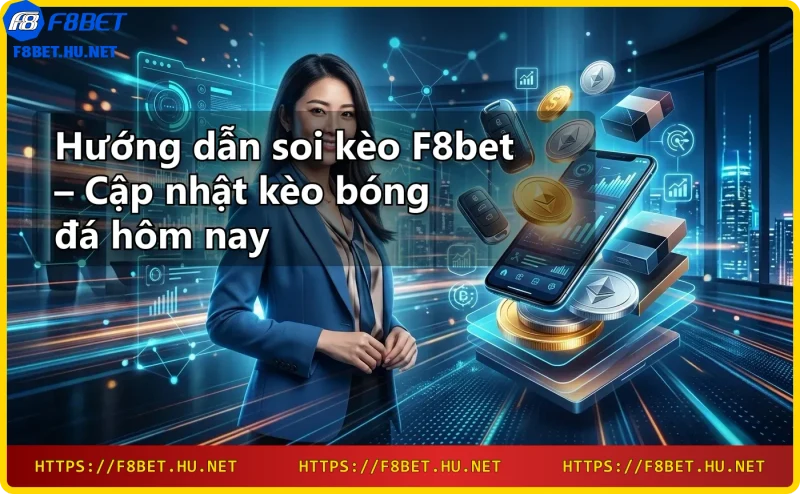 Hình ảnh minh họa nhà cái F8bet với giao diện soi kèo bóng đá cao cấp