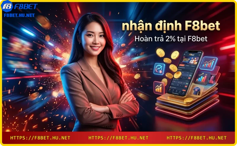 Hoàn trả 2% không giới hạn tại F8bet