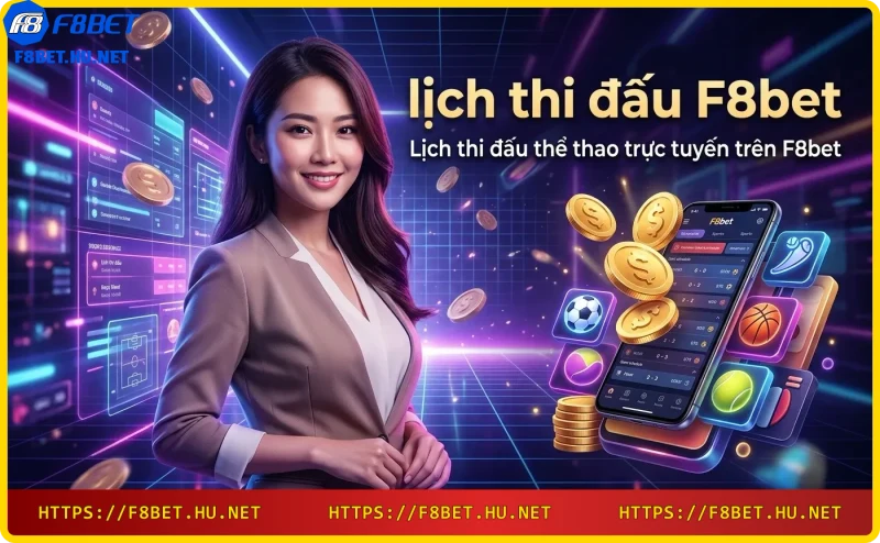 Lịch thi đấu trực tuyến F8bet - Bảng lịch thi đấu thể thao cập nhật liên tục.