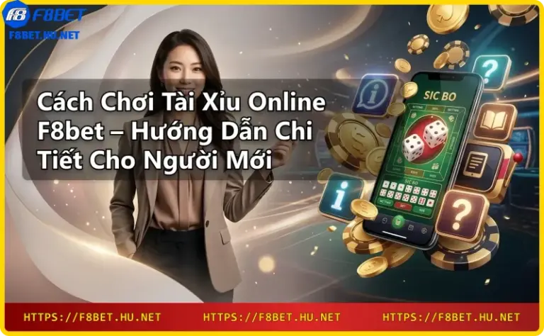 Luật chơi tài xỉu online F8bet – xúc xắc và cửa cược Tài Xỉu